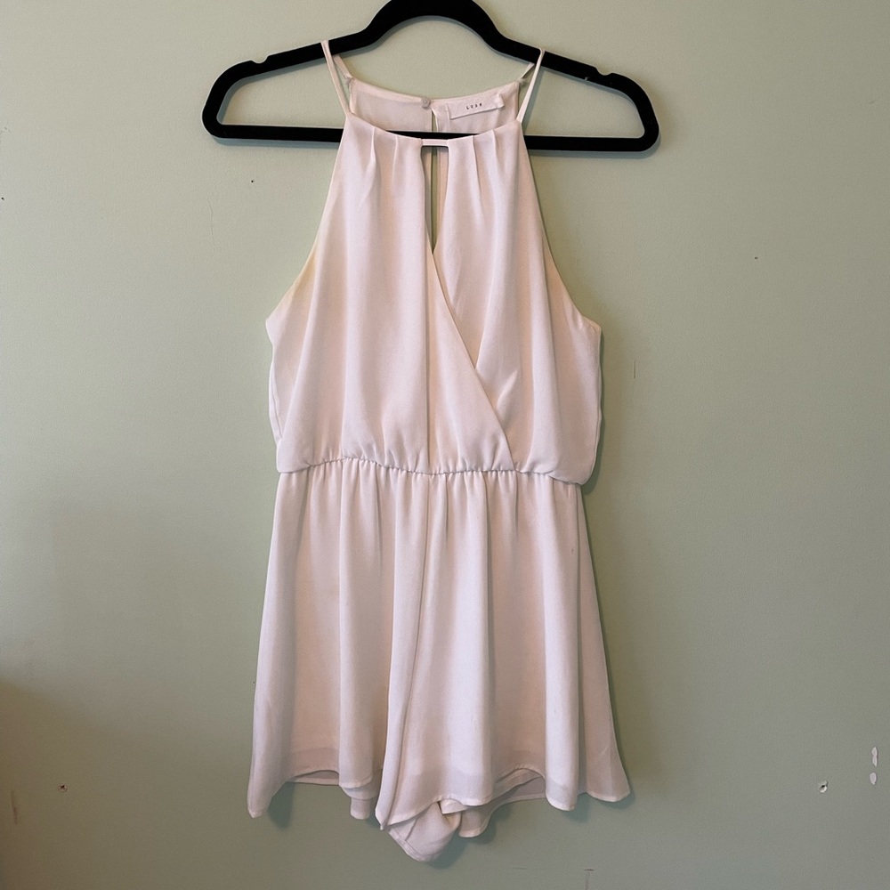 Women’s white flows romper